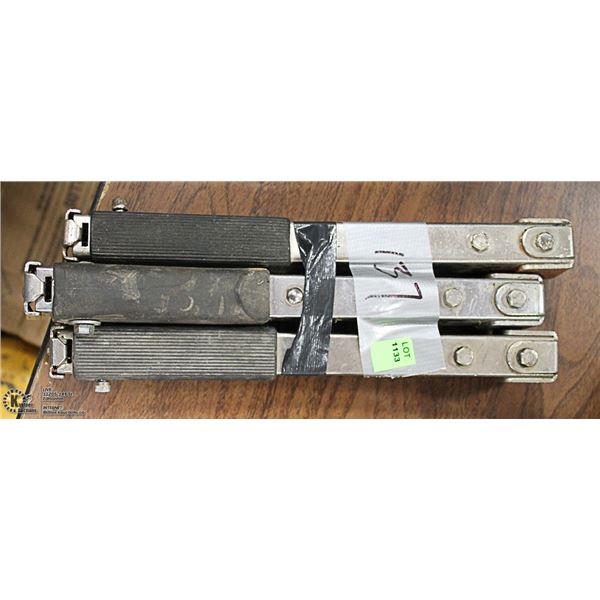 LOT OF 3 HEAVY DUTY STAPLERS