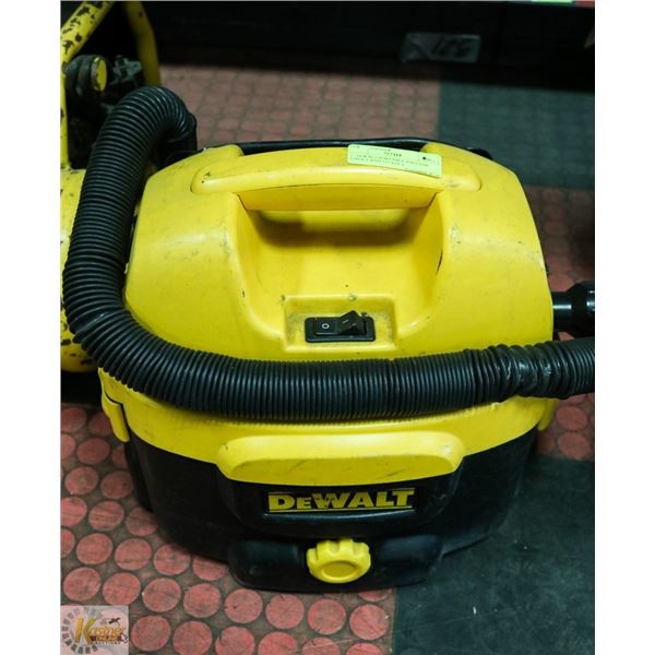 1 - DEWALT PORTABLE VACUUM 12VOLT AND 115 VOLT NO BATTERY INCLUDED