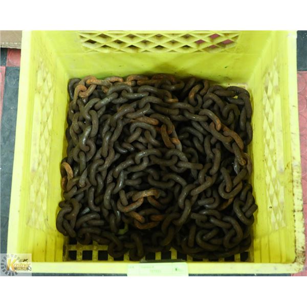 1 - 3/8" TRANSPORT CHAIN 28 FEET LONG