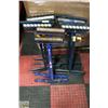 Image 1 : GROUP OF 6 ADJUSTABLE ROLLER WORK SUPPORTS