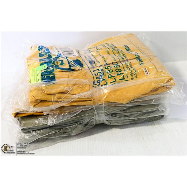 (TOTAL-5) RAIN TRENCH COATS  /  SIZES 2-XL & 3-2XL