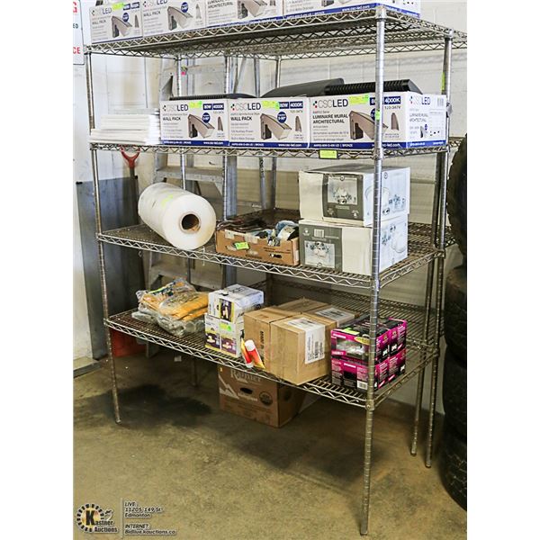 LOT OF 2 METAL METRO RACKS