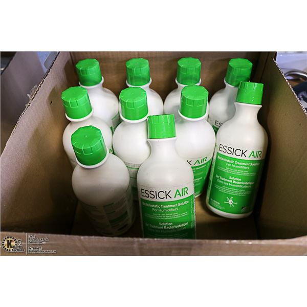 BOX WITH 10 BOTTLES ESSICK AIR TREATMENT FOR