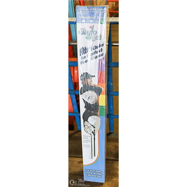 NEW SET OF WAY TO GOLF SIZE 2 RH GOLF CLUBS