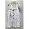 Image 1 : NEW - KIDS SZ 5 WHITE FORMAL. WEDDING