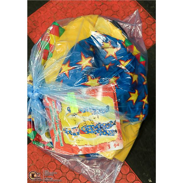 NEW- KIDS COSTUMES. 1-INFANT. 2 MED, 1 LG