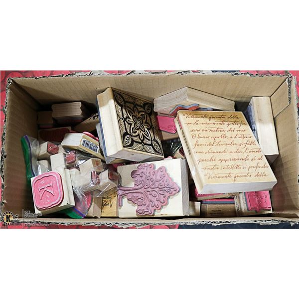 LOT OF ASSORTED CRAFT STAMPS