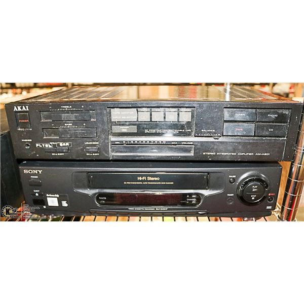 LOT OF 2 SONY AND AKAI STEREOS