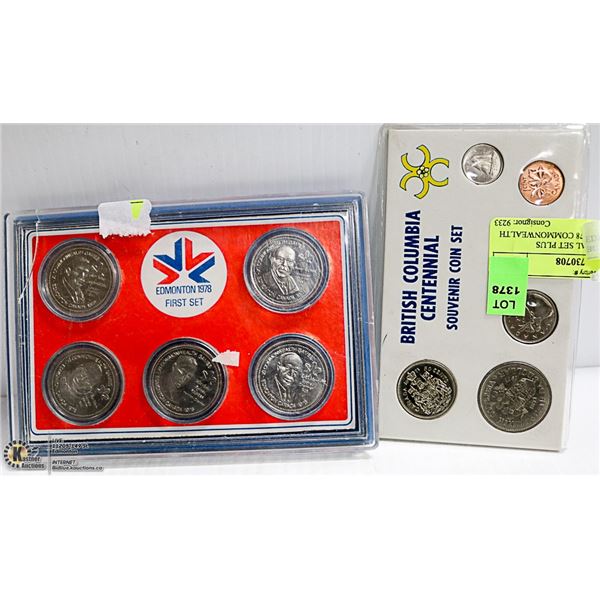 BC CENTENNIAL SET PLUS EDMONTON 1978 COMMONWEALTH