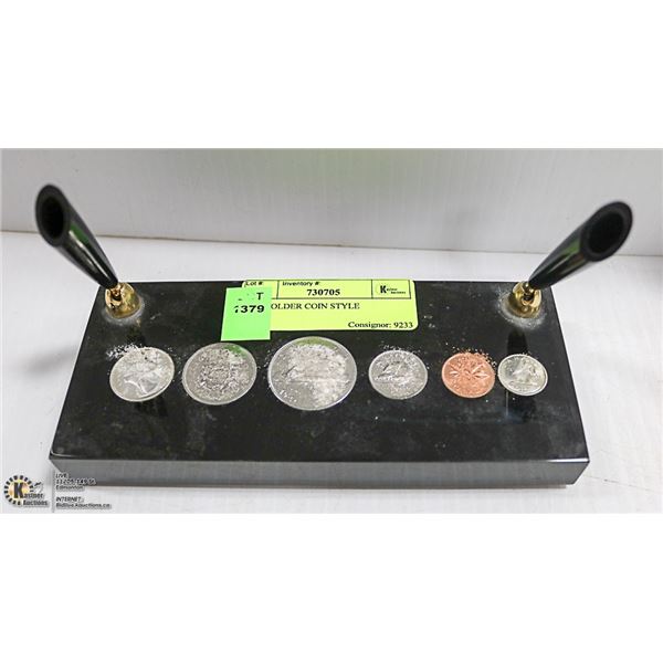 PEN HOLDER COIN STYLE