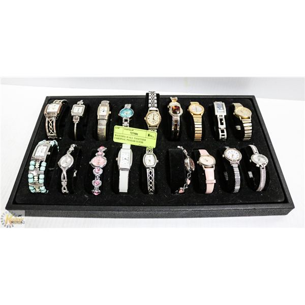 WATCHES 18 ALL TOGETHER CARDINAL PHASAR GUESS