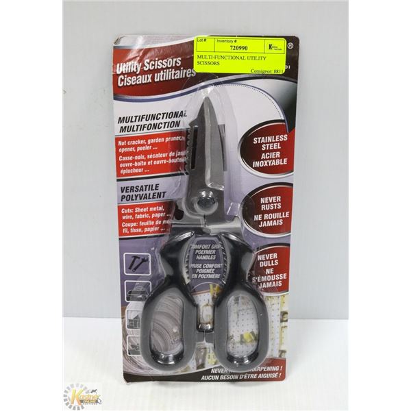 MULTI-FUNCTIONAL UTILITY SCISSORS