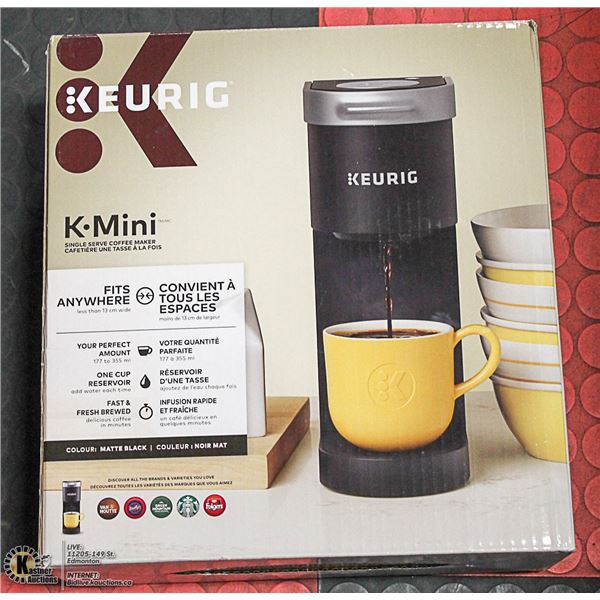 BRAND NEW KEURIG K-MINI SINGLE SERVE COFFEE MAKER