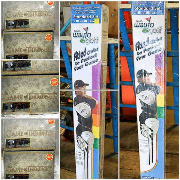 FEATURED OVERSTOCKS GAMES OF THRONES COLLECTIBLES AND GOLF