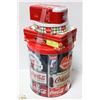 Image 1 : (TOTAL-4) COCA-COLA MISC TIN CANS MEMORABILIA