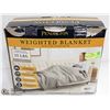 Image 1 : PENDLETON WEIGHTED BLANKET 15 LBS 48" X 72" BEIGE