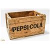 Image 1 : PEPSI COLA VINTAGE WOOD CRATE-MADE IN MONTREAL