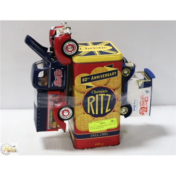 (TOTAL-3) MEMORABILIA, RITZ CAN & TWO PEPSI-COLA