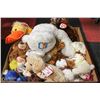 Image 1 : BOX OF NEW PLUSH STUFFED TOYS INCL. LARGE TY MOOSE