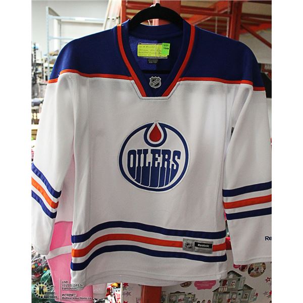 OFFICIAL NHL REEBOK EDMONTON OILERS JERSEY LADIES