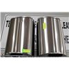 Image 1 : 2 METAL GARBAGE CANS