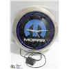 Image 1 : MOPAR BLUE NEON CLOCK