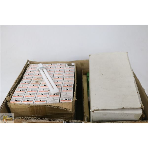 BOX OF LIGHT BULBS