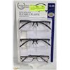 Image 1 : FOSTER GRANT READING GLASSES 3 PACK +2.50