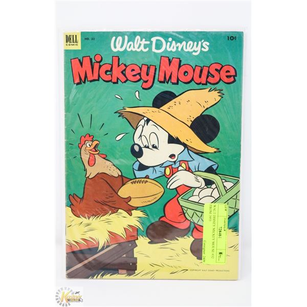 WALT DISNEY MICKEY MOUSE #32 FROM 1953