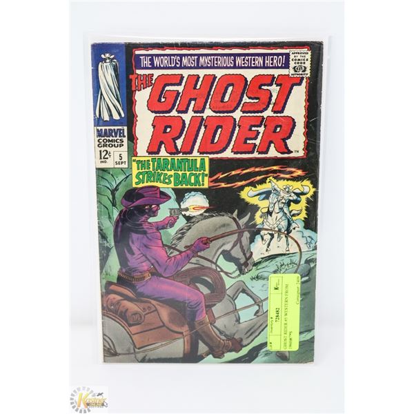 GHOST RIDER #5 WESTERN FROM 1960'S