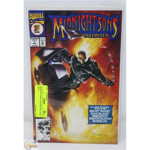 MIDNIGHT SONS UNLIMITED #1 KEY ISSUE