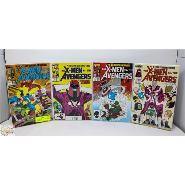 X-MEN VS. THE AVENGERS. 4 ISSUE LTD SERIES. #S 1-4