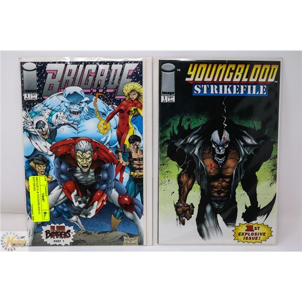 BRIGADE #1 & YOUNGBLOOD #1. KEY ISSUES