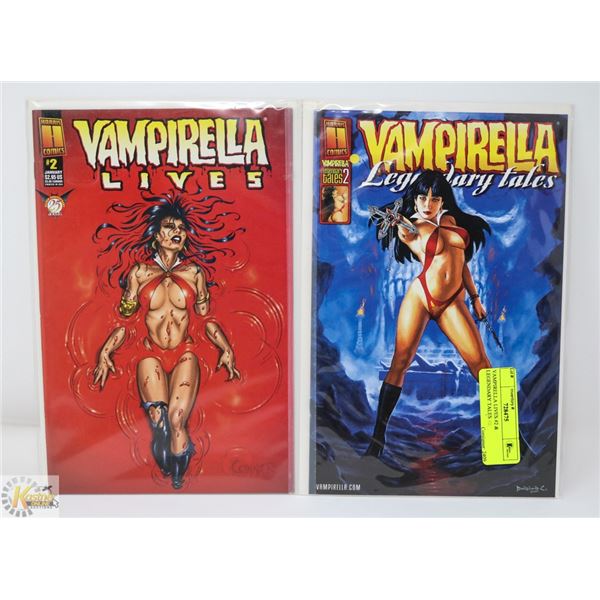 VAMPIRELLA LIVES #2 & LEGENDARY TALES #2