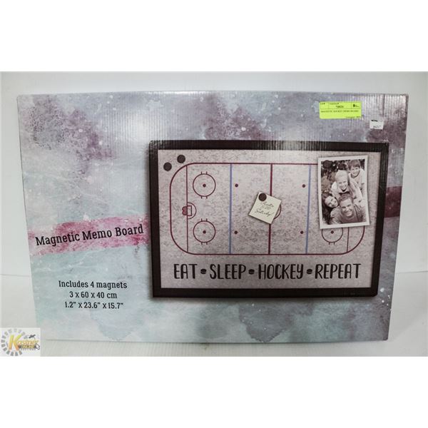 MAGNETIC HOCKEY MEMO BOARD