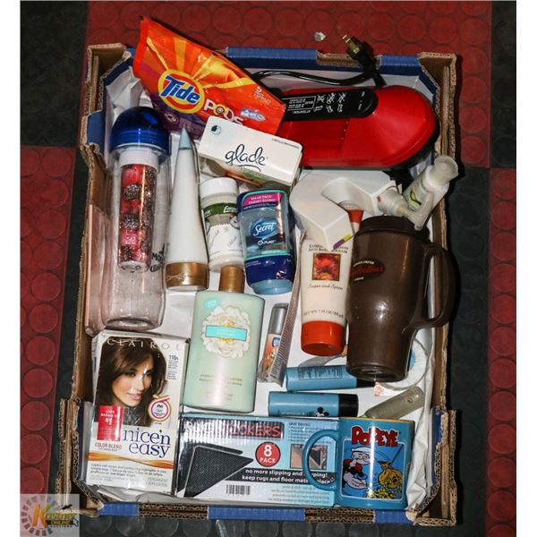 FLAT WITH LOTS OF NEW ITEMS INCL. TIDE PODS,