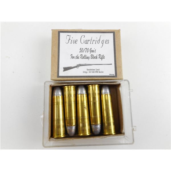 50-70 GOVT RELOADED AMMO