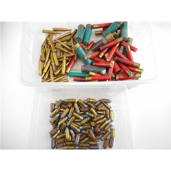 ASSORTED RELOADED AMMO LOT