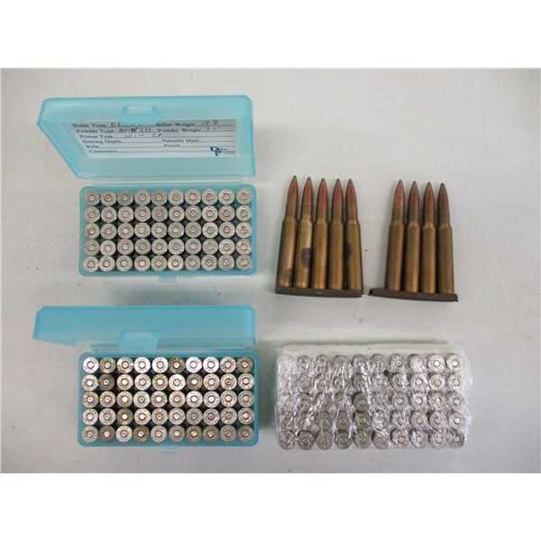 ASSORTED RELOADED AMMO LOT