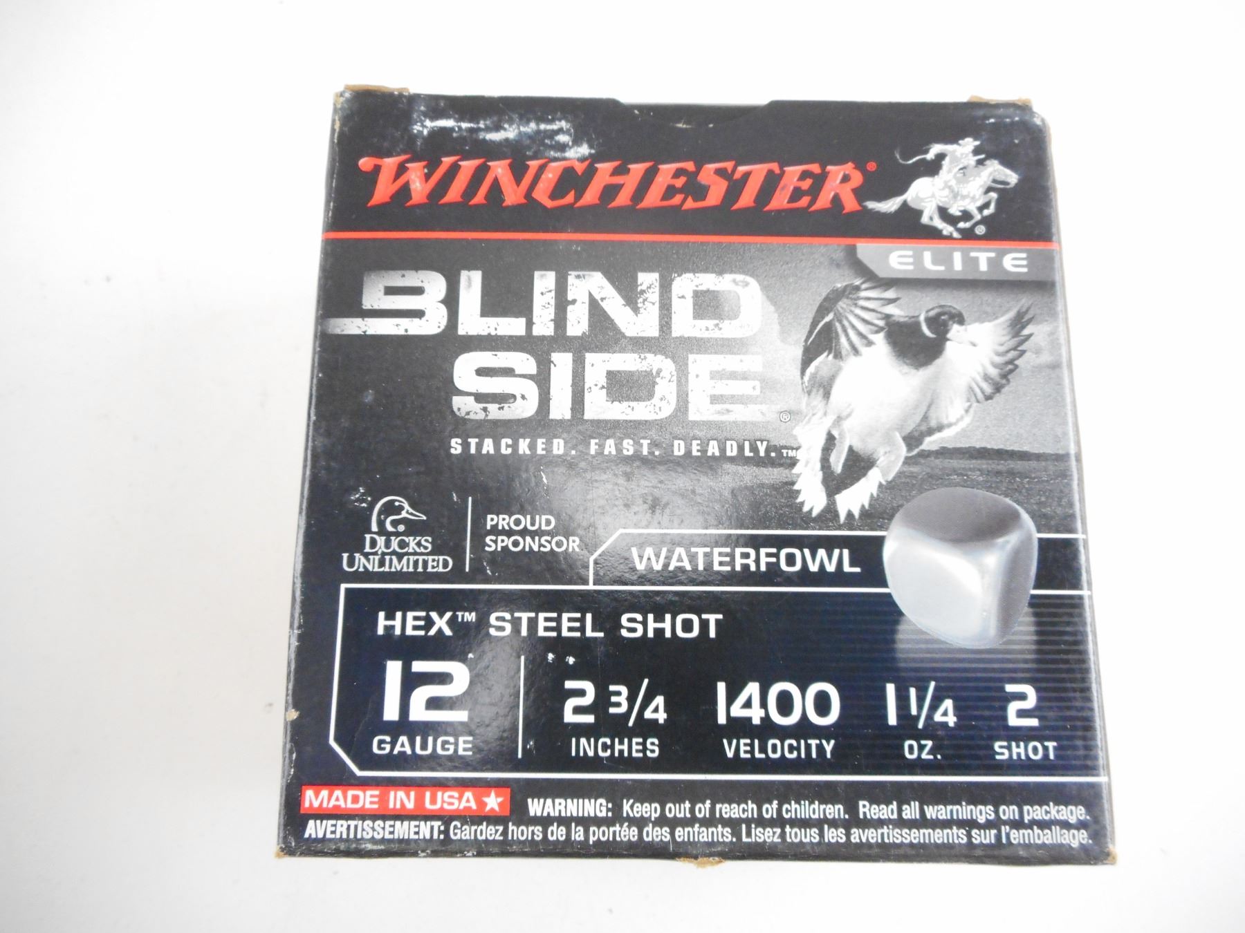 12 GA, WINCHESTER BLIND SIDE SHOT SHELLS