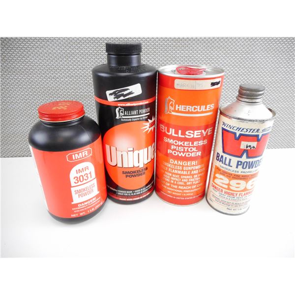 ASSORTED SMOKELESS POWDER LOT