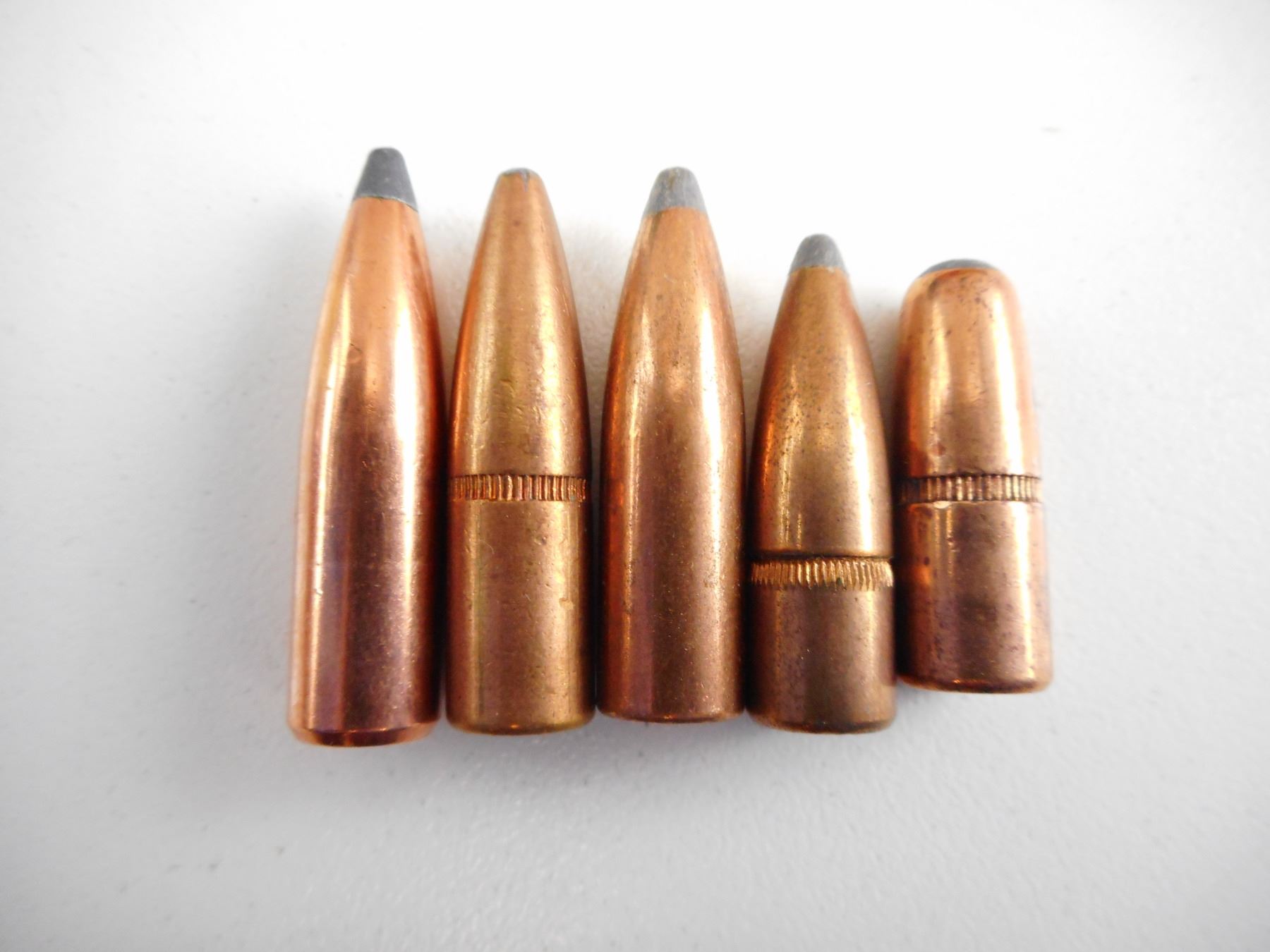 ASSORTED .30 CAL BULLETS