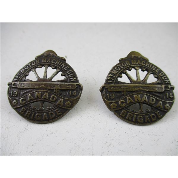 WWI CEF 1ST CMMG BADGES