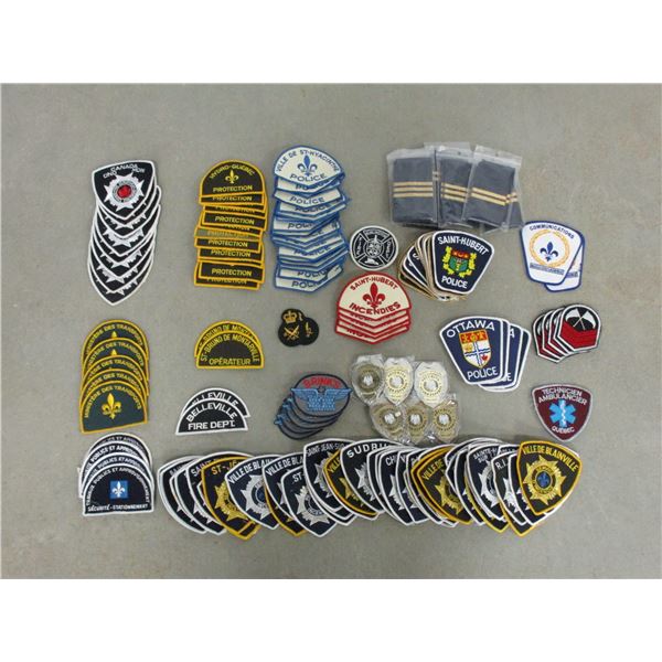 ASSORTED SECURITY/POLICE BADGES