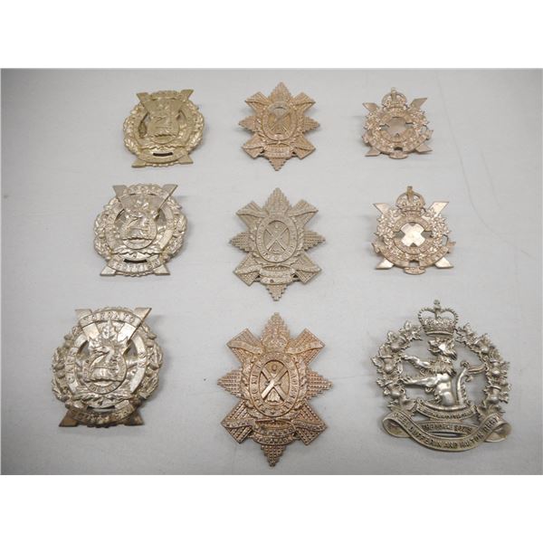 CANADIAN SCOTTISH REGIMENT BADGES