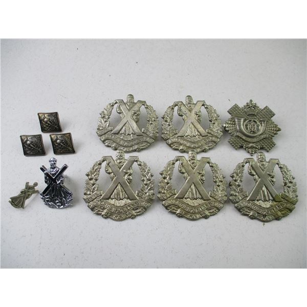 WWII CANADIAN SCOTTISH BADGES