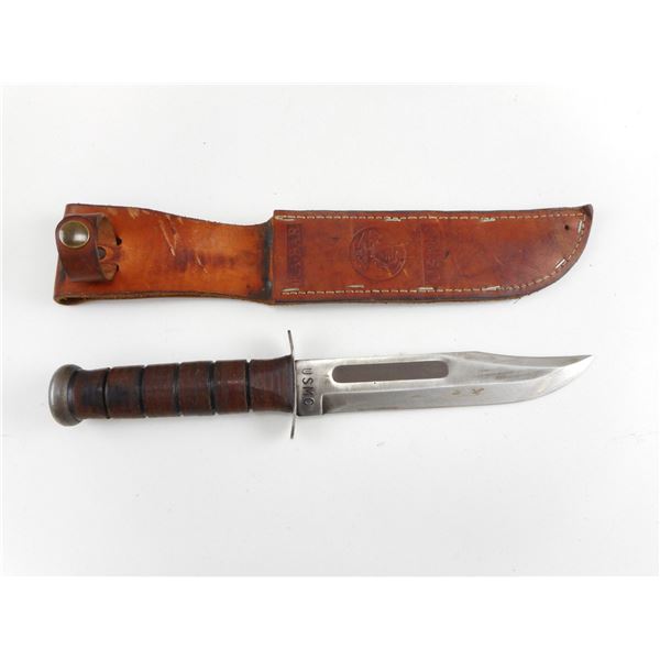 USMC K BAR KNIFE WITH SHEATH