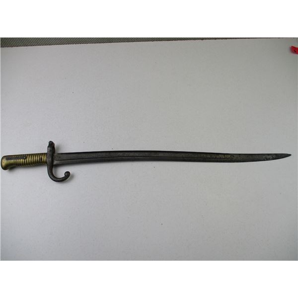 FRENCH 1873 BAYONET. NO SCABBARD