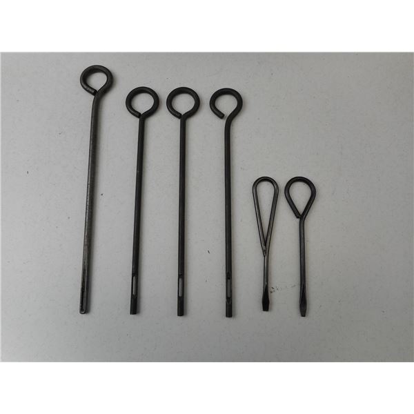 MILITARY PISTOL CLEANING RODS
