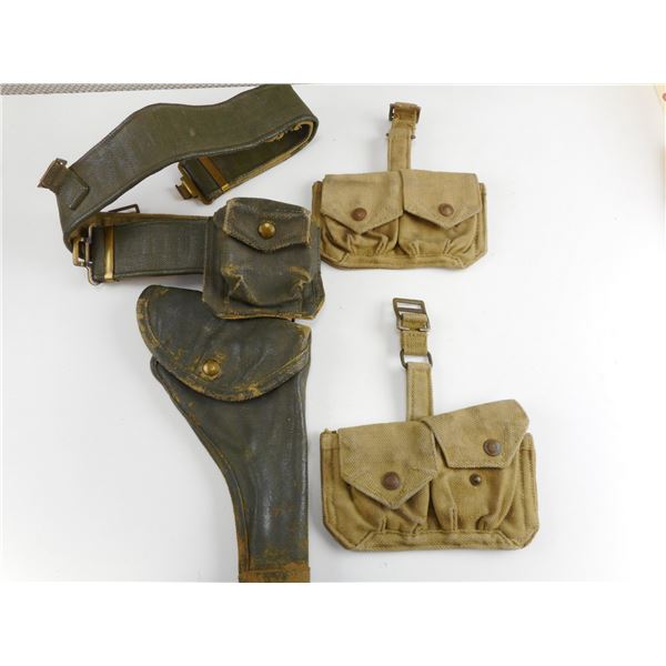 WWII P37 HOLSTER AND BELT